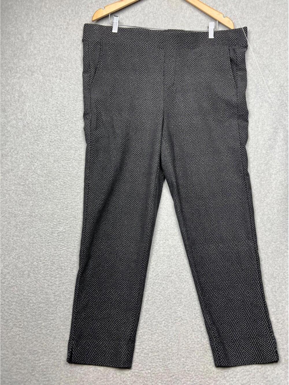 Torrid Pull-On Elastic Waist Legging Pants Womens Plus 2X Herringbone Casual